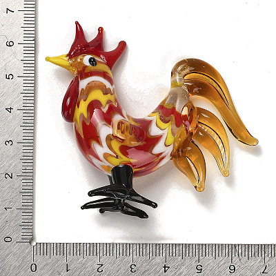 Handmade Lampwork 3D Animal Ornaments LAMP-H064-01A-1