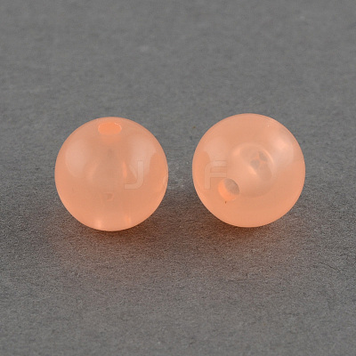 Imitation Jelly Acrylic Beads SACR-R836-6mm-01-1