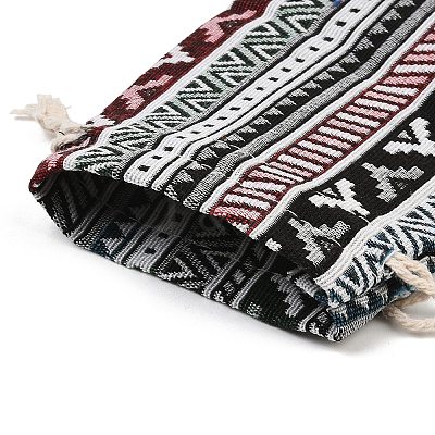 Ethnic Printed Polycotton Drawstring Storage Bags FB-CBA307F-01E-1