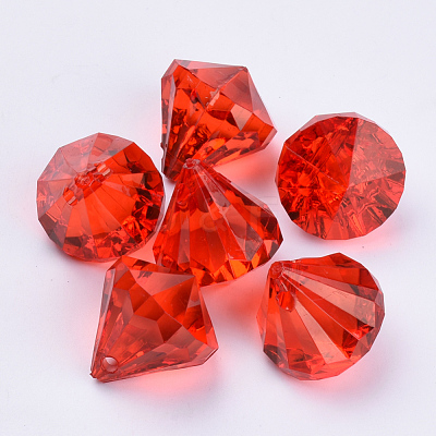 Transparent Acrylic Pendants TACR-Q260-D-V12-1