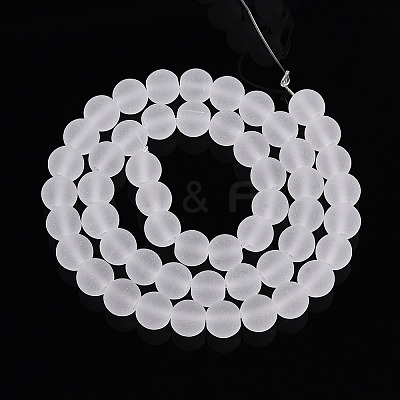 Transparent Glass Beads Strands GLAA-T032-T8mm-MD13-1