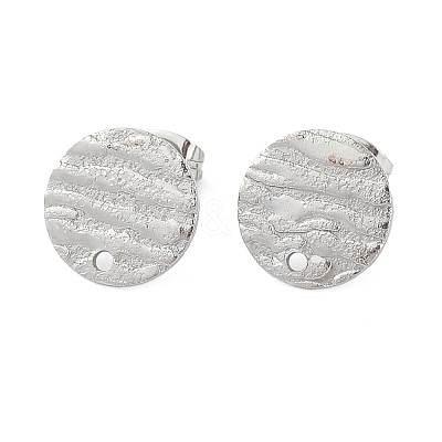 Non-Tarnish 304 Stainless Steel Stud Earring Findings X-STAS-M228-U01-01P-1