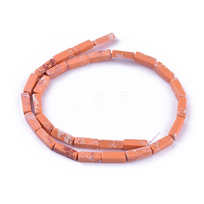 Synthetic Imperial Jasper Beads Strands G-E508-02K-1