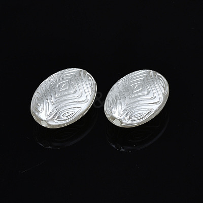 ABS Plastic Imitation Pearl Beads OACR-N008-127-1