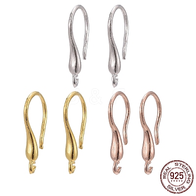 925 Sterling Silver Earring Hooks STER-K168-101-1