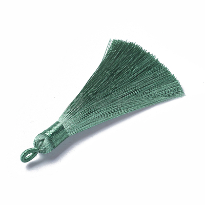 Polyester Tassel Pendants FIND-I009-B11-1