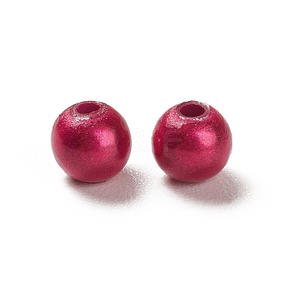 Spray Painted Acrylic Beads MACR-Q154-01D-1