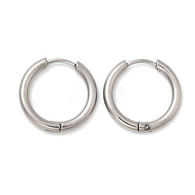 316F Stainless Steel Hoop Earrings EJEW-D341-01A-P-1