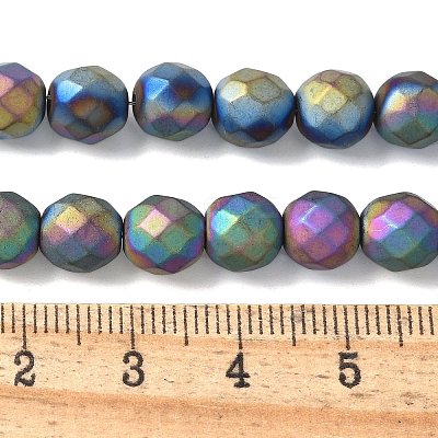 Electroplated Synthetic Non-magnetic Hematite Beads Strands G-S382-01C-1