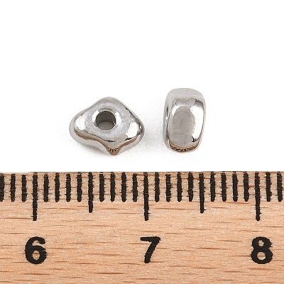 Irregular 304 Stainless Steel Beads STAS-D394-03D-P-1