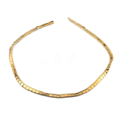 Electroplatesd Synthetic Non-magnetic Hematite Beads Strands G-WH0031-01G-1