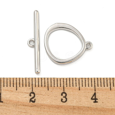Brass Toggle Clasps KK-A223-04P-1