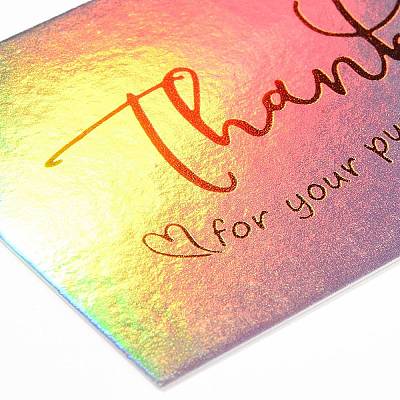 Laser Thank You Card DIY-F120-02B-1