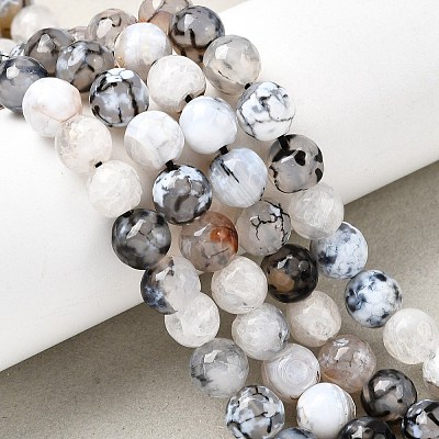 Natural Agate Bead Strands G-AR0001-42-1