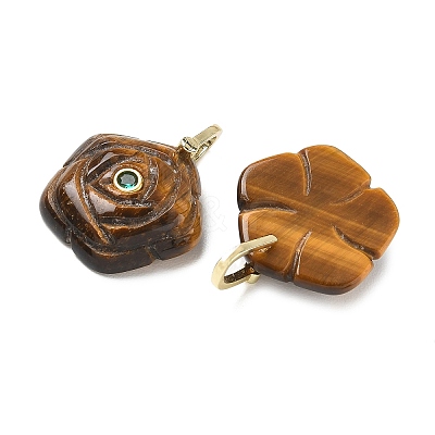 Natural Tiger Eye Carved Pendants GG-CBAF4FB-01G-01-1