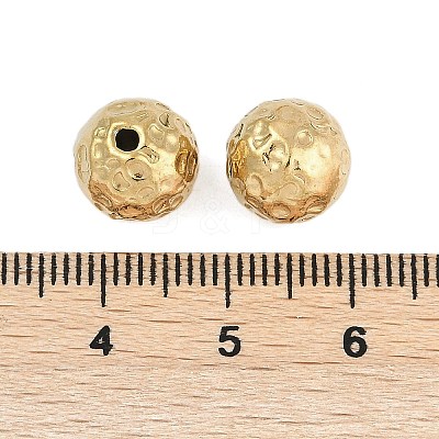 Textured 316 Surgical Stainless Steel Beads STAS-M106-01F-G-1