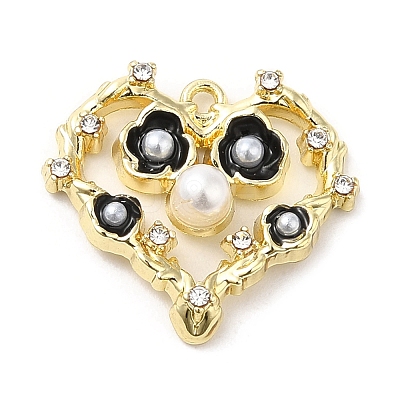 Spray Painted Alloy Pendants PALLOY-D019-11G-02-1