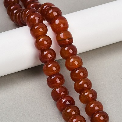 Dyed Natural Agate Beads Strands G-U030-A01-02-1