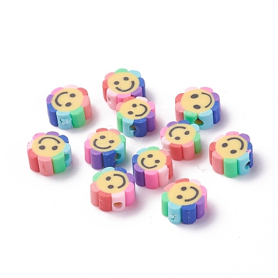 Handmade Polymer Clay Beads X-CLAY-I010-15-1