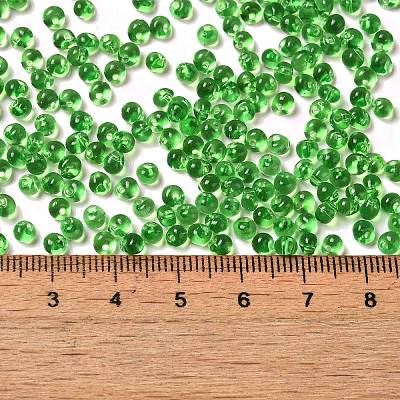 Transparent Colours Glass Seed Beads SEED-P006-02A-07-1