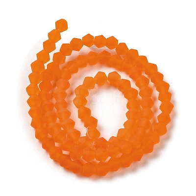 Imitate Austrian Crystal Frosted Glass Beads Strands EGLA-A039-T2mm-MD11-1