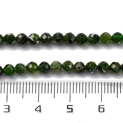 Natural Diopside Beads Strands X-G-G188-B14-02-1