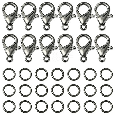 50Pcs Zinc Alloy Lobster Claw Clasps FIND-YW0003-98B-1
