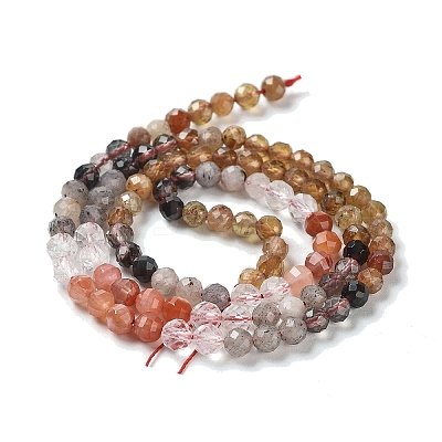 Natural & Synthetic Mixed Gemstone Beads Strands G-D080-A01-01-1