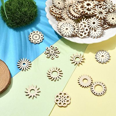 Unfinished Blank Wooden Slices for Painting Arts WOOD-CJC0011-16A-1
