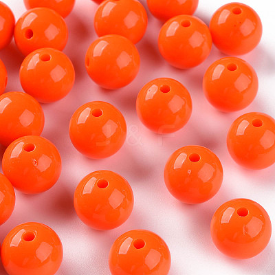 Opaque Acrylic Beads X-MACR-S370-C16mm-20-1