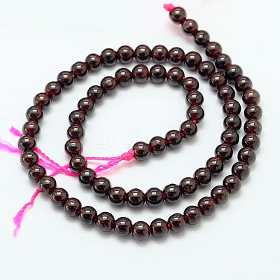 Garnet Round Beads Strands LS-G-O081-03-5mm-1
