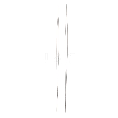 Iron Collapsible Big Eye Beading Needles TOOL-R095-04-1