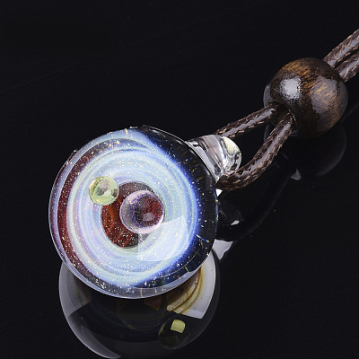 Handmade Lampwork Pendants LAMP-S190-01A-1