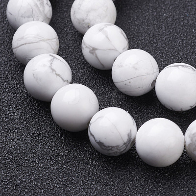 Natural Howlite Beads Strands X-G-E403-65-8mm-1