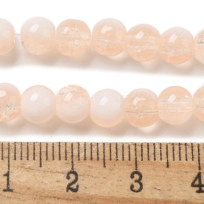 Crackle Glass Beads Strands GLAA-U001-6mm-05-1
