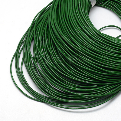 Spray Painted Cowhide Leather Cords WL-R001-2.0mm-30-1