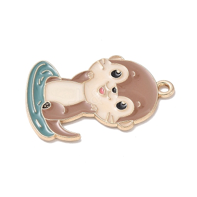 Alloy Enamel Pendants ENAM-C027-01E-01-1