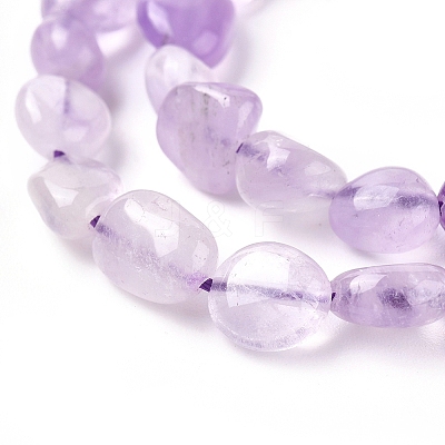 Natural Lavender Amethyst Beads Strands LS-G-L478-51-1