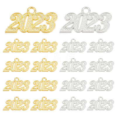 20Pcs 2 Colors Alloy Pendants FIND-SC0004-10-1