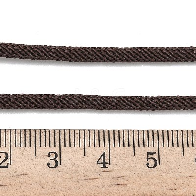 3MM Nylon Milan Cord Necklace Making NJEW-H084-01G-40-1