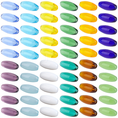 600Pcs 12 Styles Transparent & Opaque Colours Glass Seed Beads SEED-PA0001-15-1