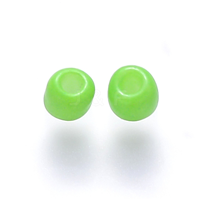 12/0 Baking Paint Glass Round Seed Beads SEED-S036-01A-16-1