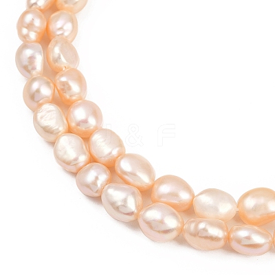 Natural Cultured Freshwater Pearl Beads Strands PEAR-P064-20K-04C-02-1