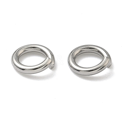 Tarnish Resistant 304 Stainless Steel Open Jump Rings STAS-E067-11-8mm-1