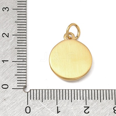 Textured 304 Stainless Steel Pendants STAS-A140-02G-2-1