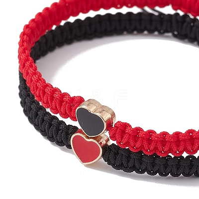 2Pcs 2 Colors Braided Nylon Thread BJEW-JB09768-1