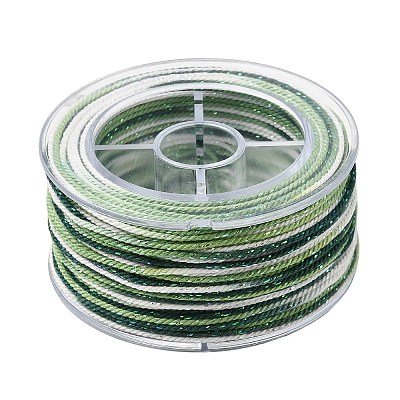 30M Segment Dyed Cotton & Metallic String Threads OCOR-F018-01C-1