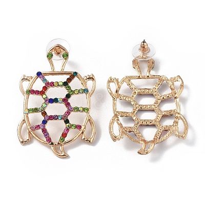 Alloy Stud Earrings for Women EJEW-J045-06LG-1