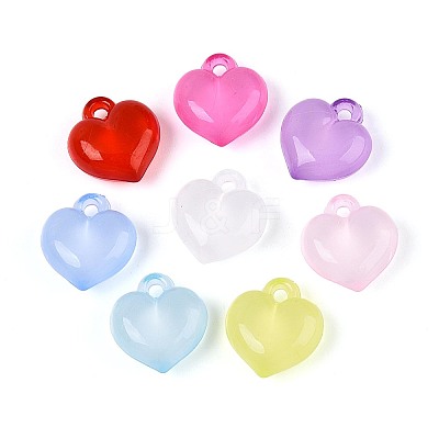 Transparent Acrylic Pendants TACR-T028-80M-1