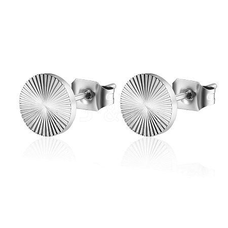 Non-Tarnish Stainless Steel Stud Earrings for Women WS7217-2-1